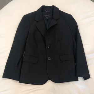 Pink Tartan Black Blazer